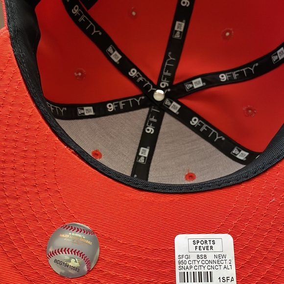 NWT City Connect San Francisco Giants Baseball Cap. Snapback New Era 9Fifty - Picture 9 of 9